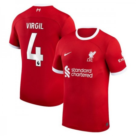 Camiseta de fútbol Liverpool 2023-24 Virgil 4 1ª equipación Camiseta de fútbol Liverpool 2023-24 Virgil 4 1ª equipación